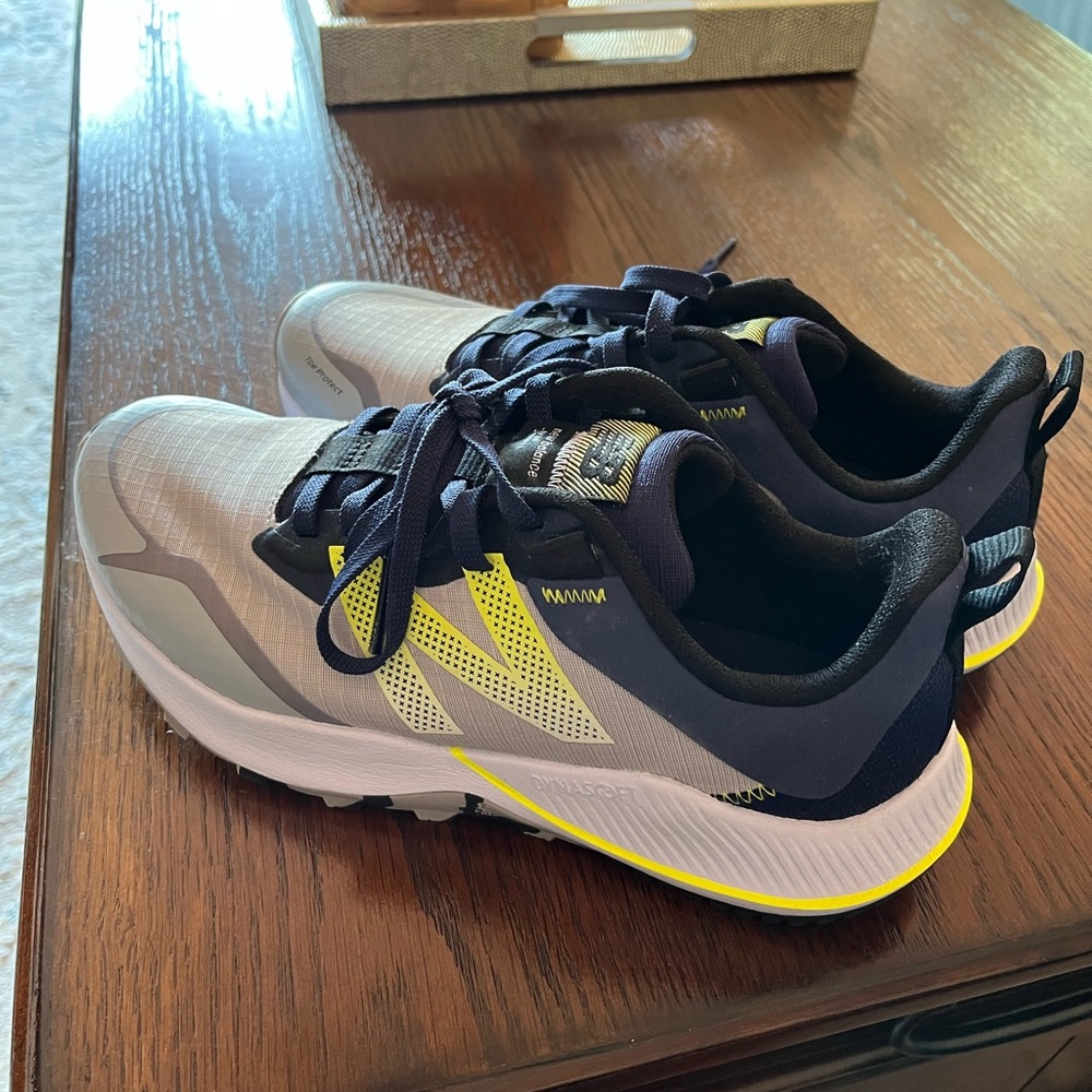 SALE! LIKE NEW! New Balance Navy and Yellow Sneakers